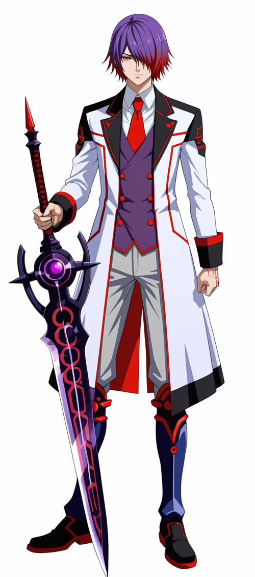 Eine Ganzkörperdarstellung der Videospielfigur Mcburn aus der Spielreihe „Trails... Nokia G10