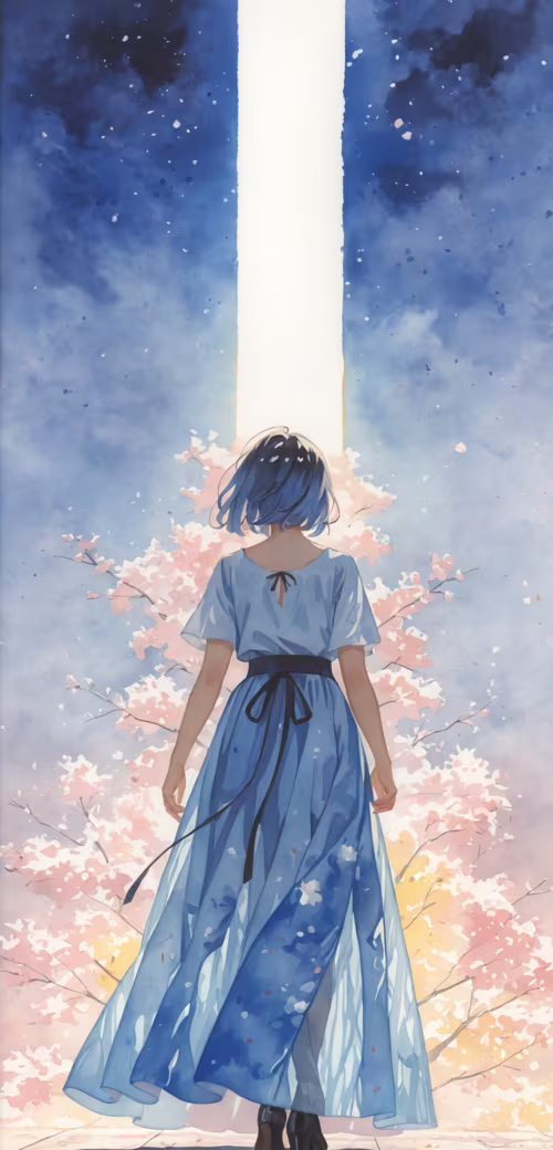 Eine im Anime-Stil gehaltene Illustration von Elysia aus „Honkai Impact 3rd“, einem... Doogee S90C