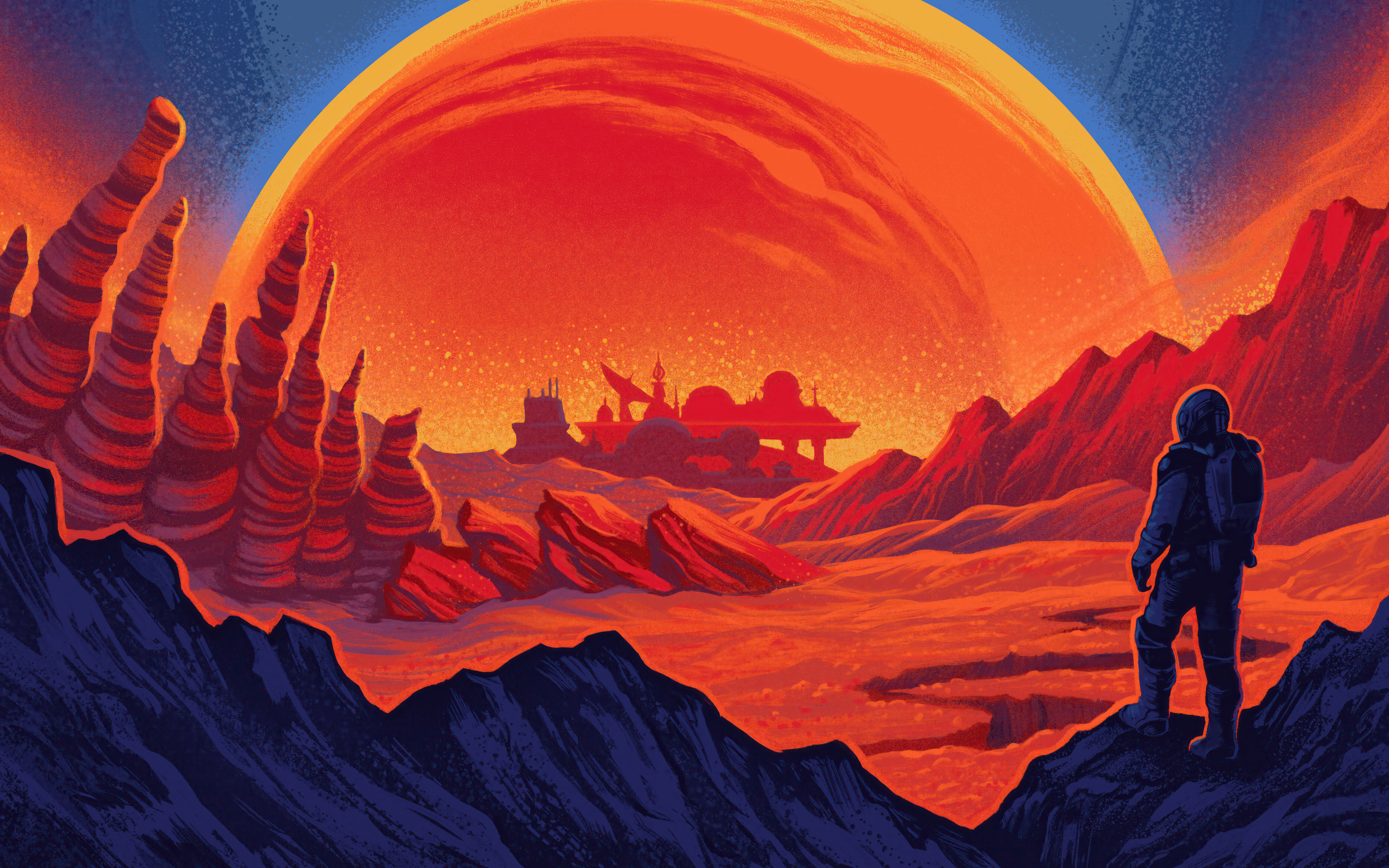 Eine filmische Nahaufnahme eines Astronauten in einem detaillierten Raumanzug, umgeben von Sternen und kosmischem Staub, im Stil von Starfield.