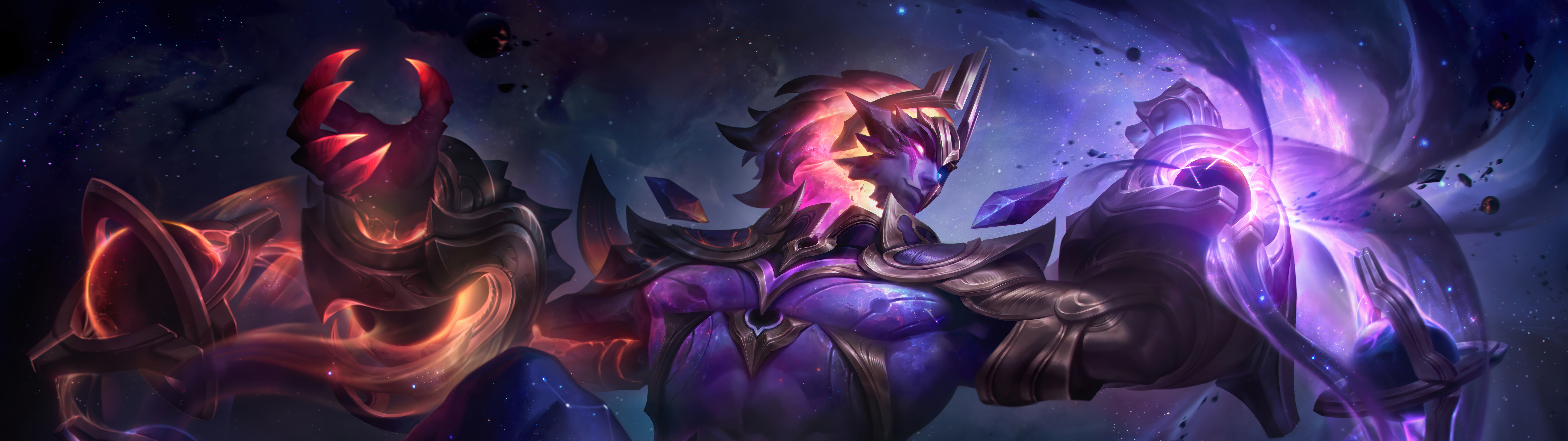 Sylas aus League of Legends präsentiert seine magischen Fähigkeiten und seine beeindruckende Ausstrahlung.