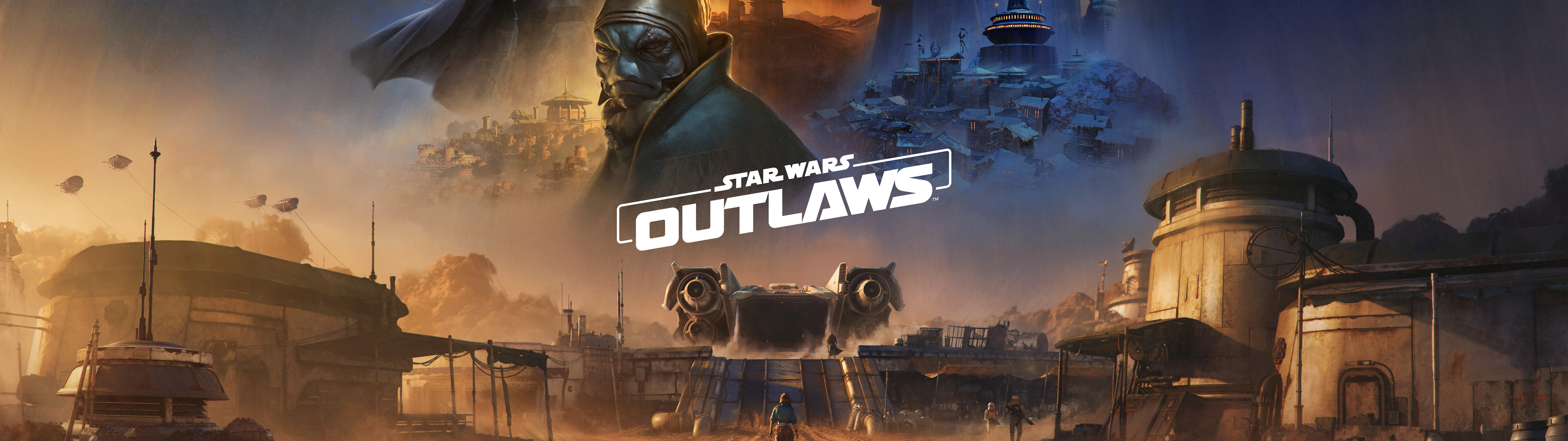 Kay Vess aus dem Videospiel Star Wars Outlaws, angesiedelt in einer filmreifen Science-Fiction-Welt.