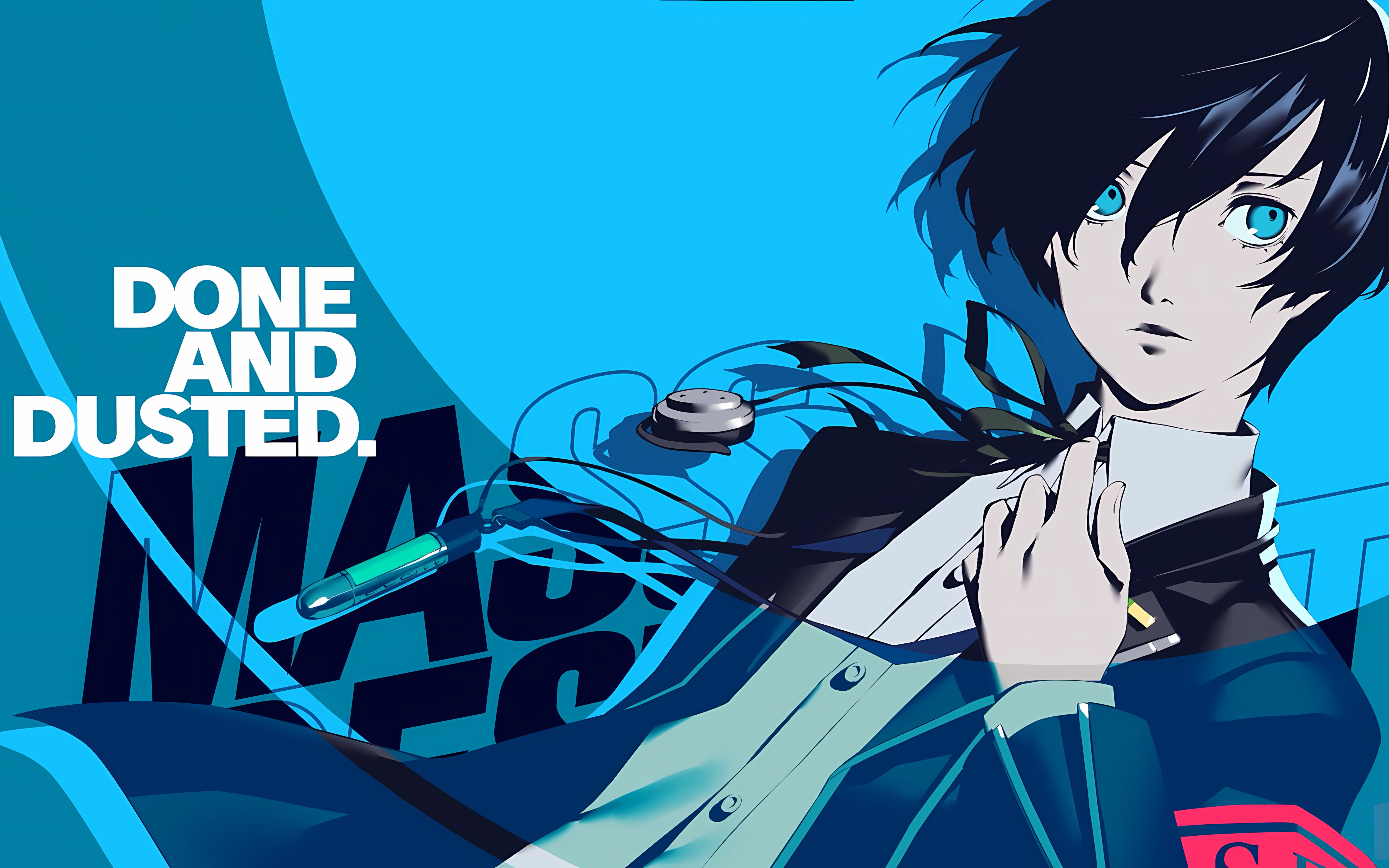 Eine hochwertige Darstellung von Makoto Yuki aus dem Videospiel Persona 3 Reload.